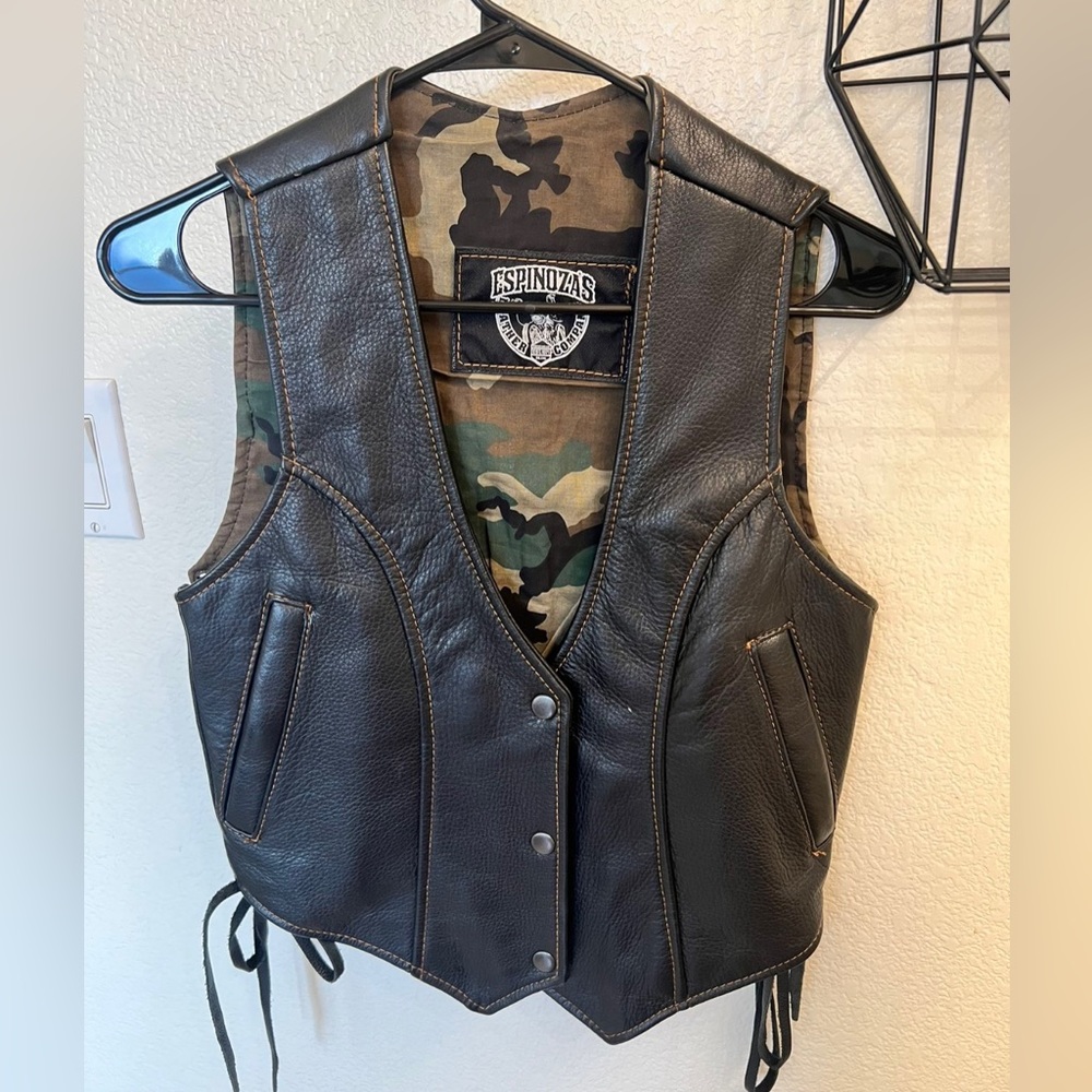 Espinoza Custom Leather Vest